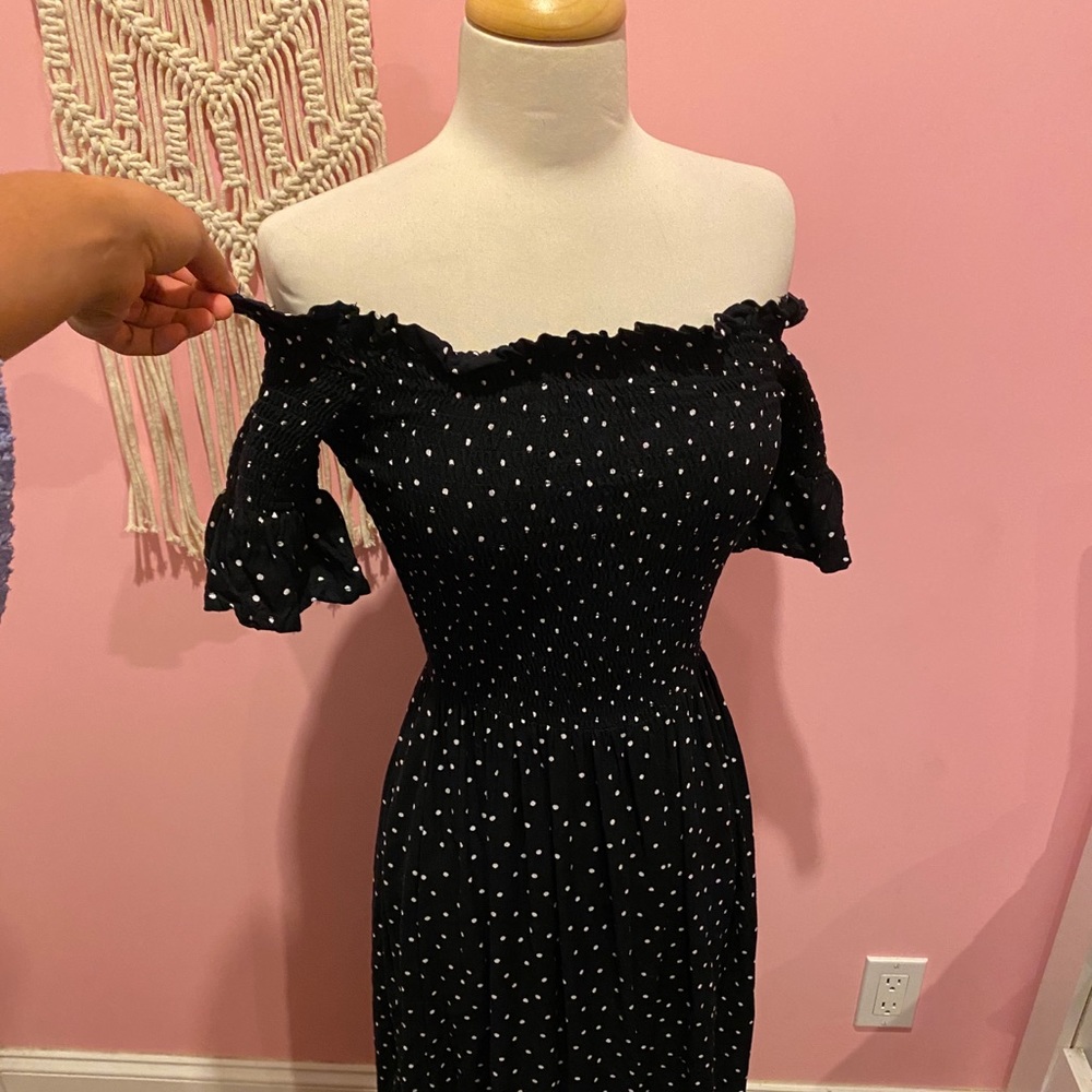Really Cute H&M Polka Dot Maxi Dress